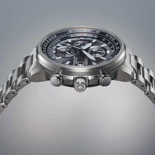 Detalle 2 de Citizen Promaster Sky Eco-Drive Herrenuhr AT8300-58E – Schwarz, 41 mm