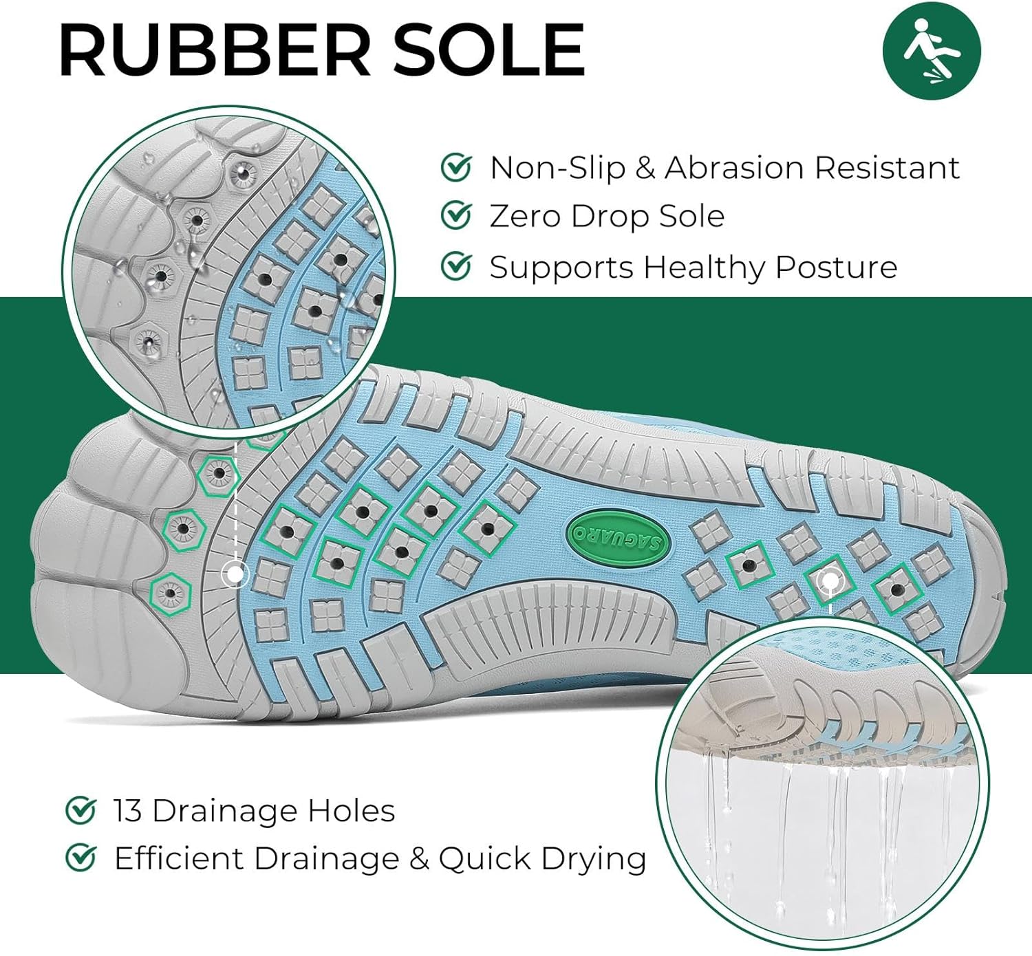 Thumbnail 4 de SAGUARO Water Shoes for Women Men