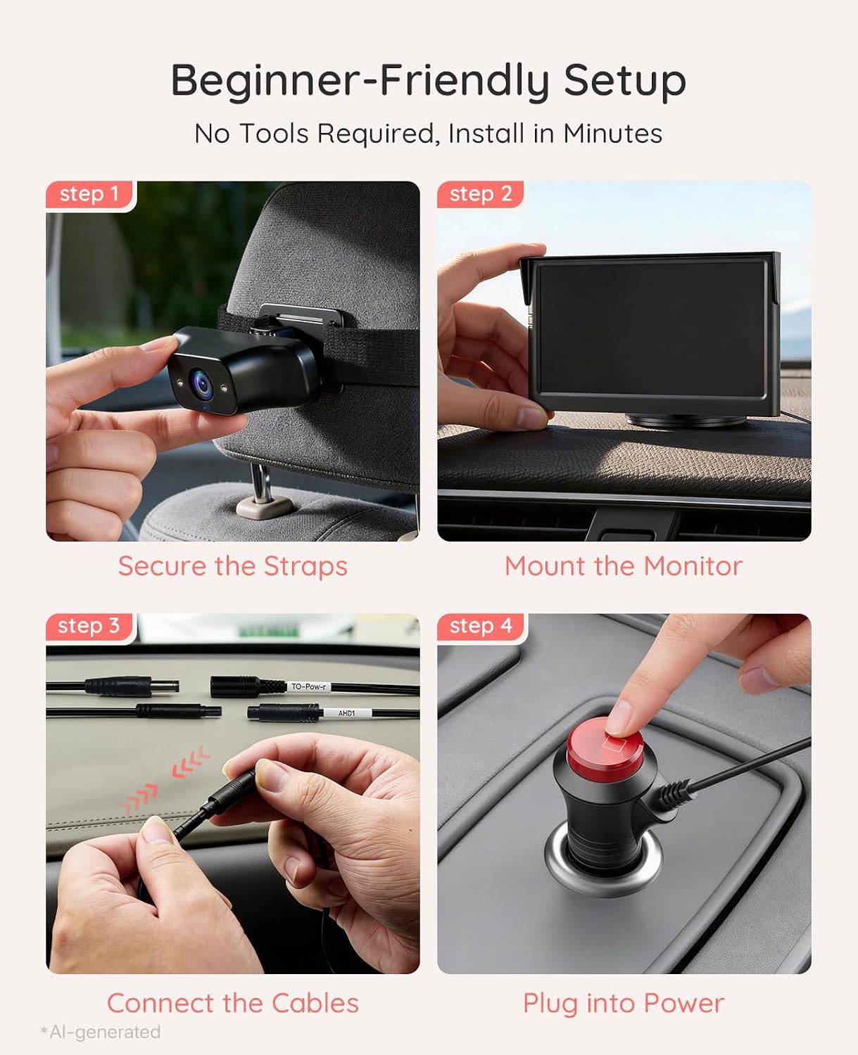 Thumbnail 6 de LUCKVIEW Baby Car Camera BM1