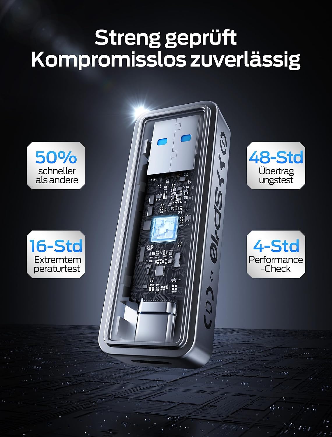 Detalle 2 de MOVE SPEED Externer SSD 1 TB 1050 MB/s