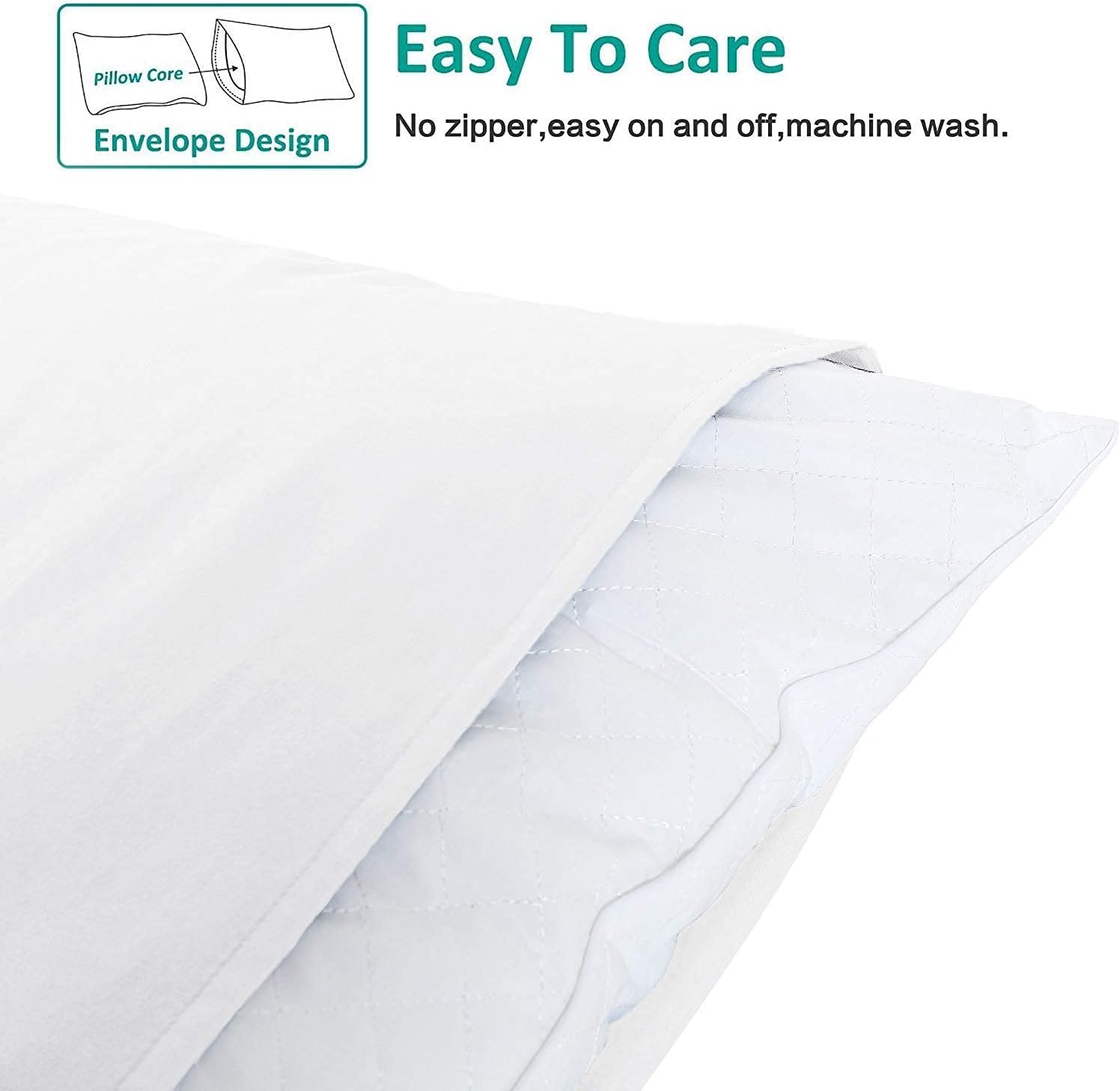 Thumbnail 2 de NTBAY 4-Piece Queen Pillowcase Set