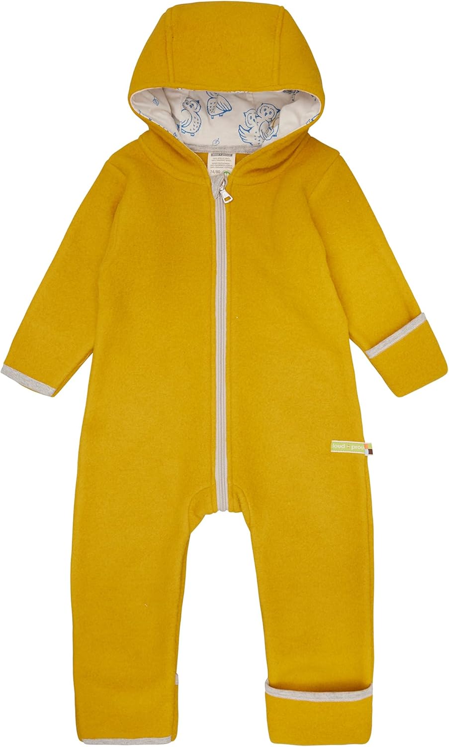 Thumbnail 5 de loud + proud Unisex Baby Wollfleece Fleeceoverall