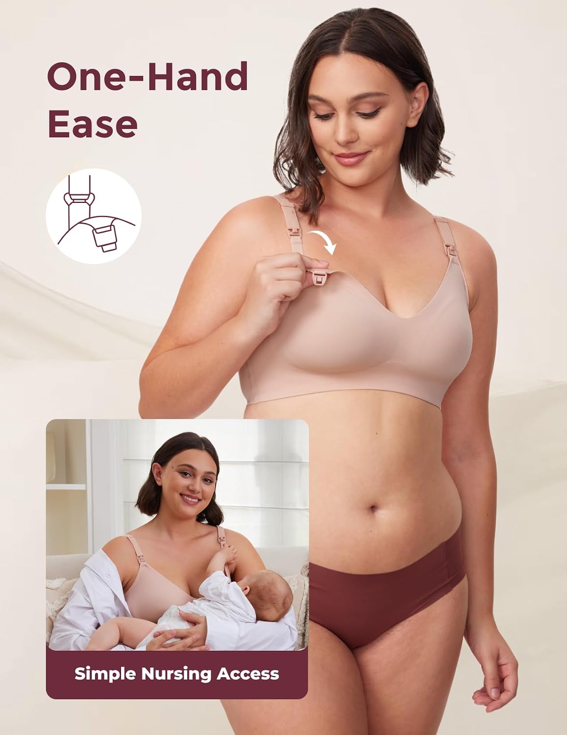Thumbnail 6 de Momcozy YN21 Seamless Nursing Bra