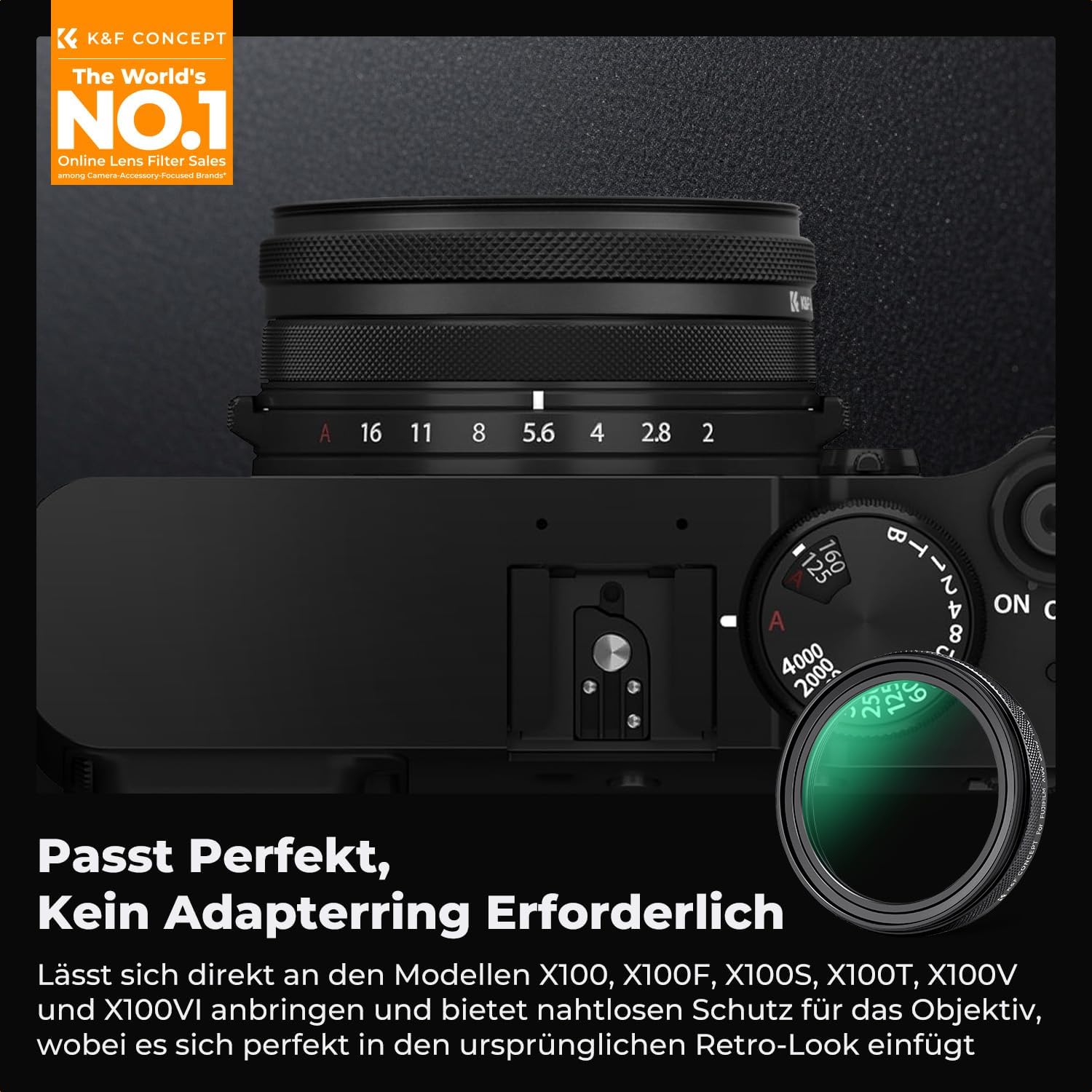 Detalle 2 de K&F CONCEPT UV-Filter X100 Serie