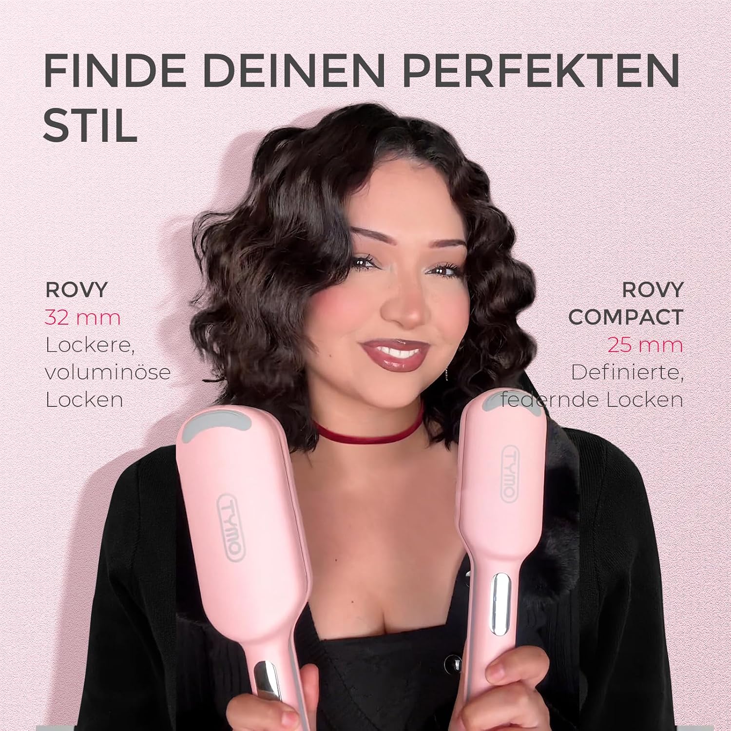Thumbnail 6 de TYMO ROVY Welleneisen 25 mm für Beach Waves