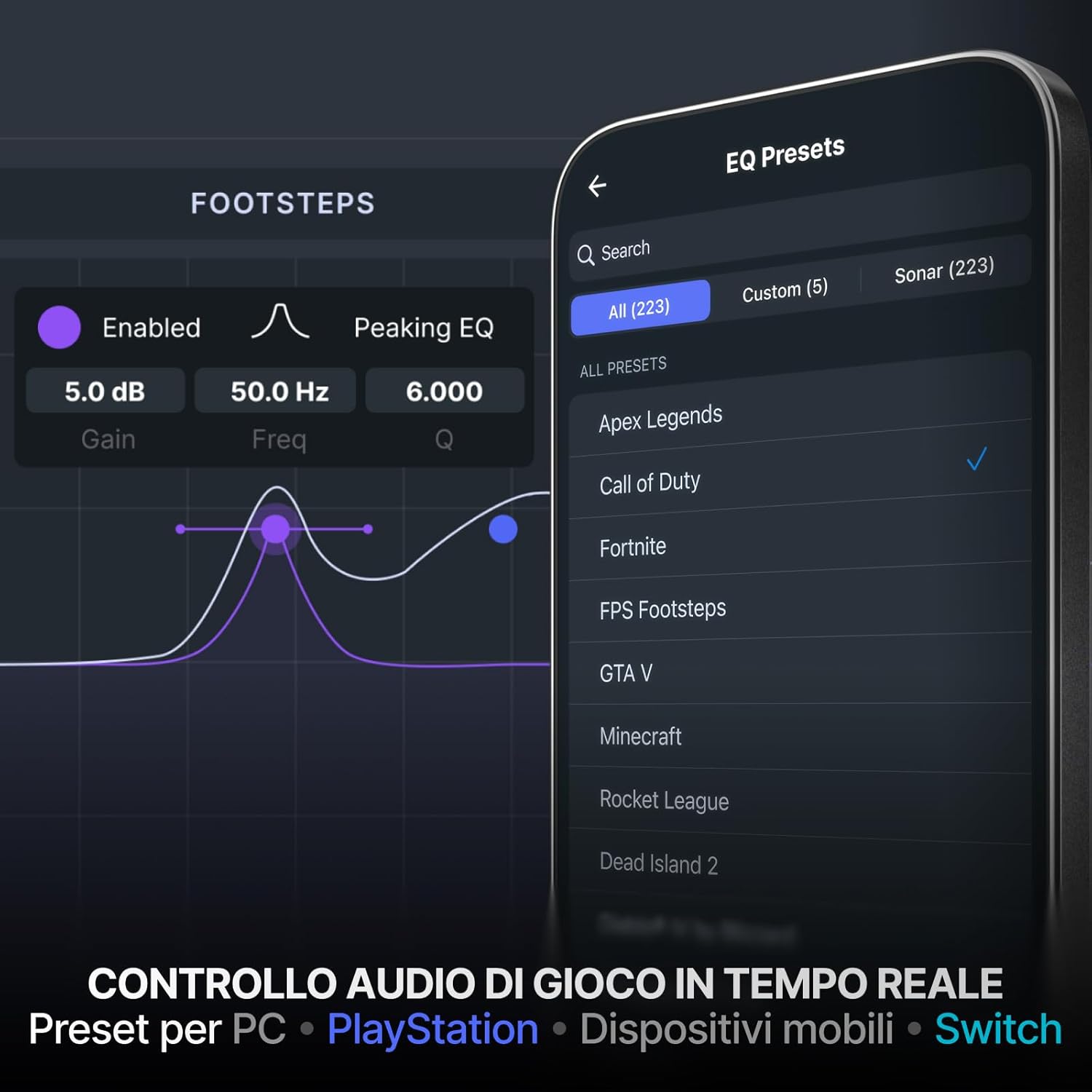 Thumbnail 2 de SteelSeries Arctis Nova 7 Wireless Gen 2: cuffie gaming wireless con mix 2,4 GHz/Bluetooth e oltre 50 ore