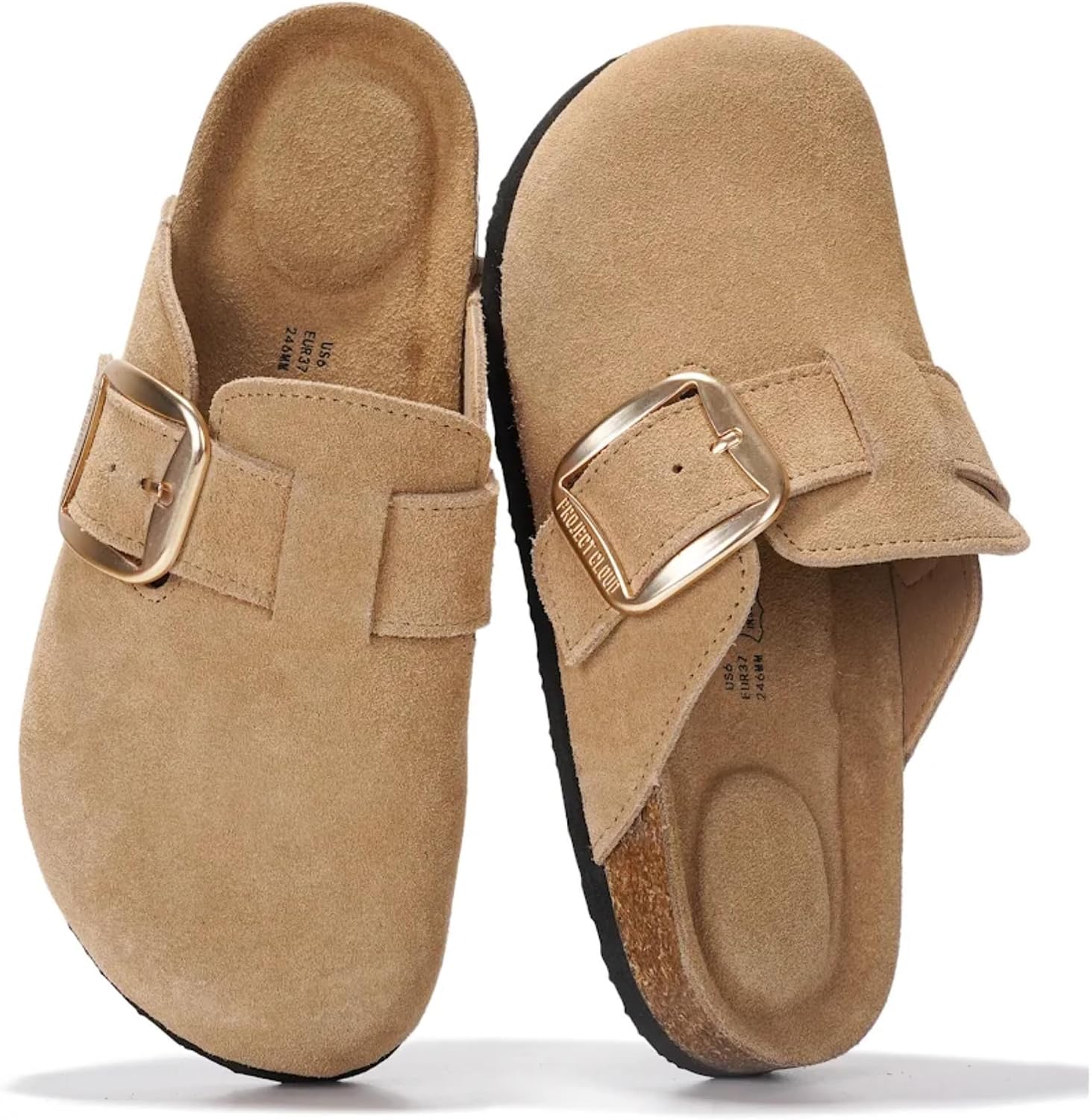 Detalle de Project Cloud Women's Leather Clogs