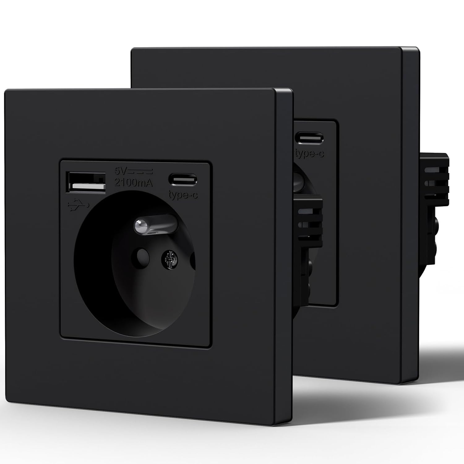 BSEED Prise électrique USB Type C 16 A