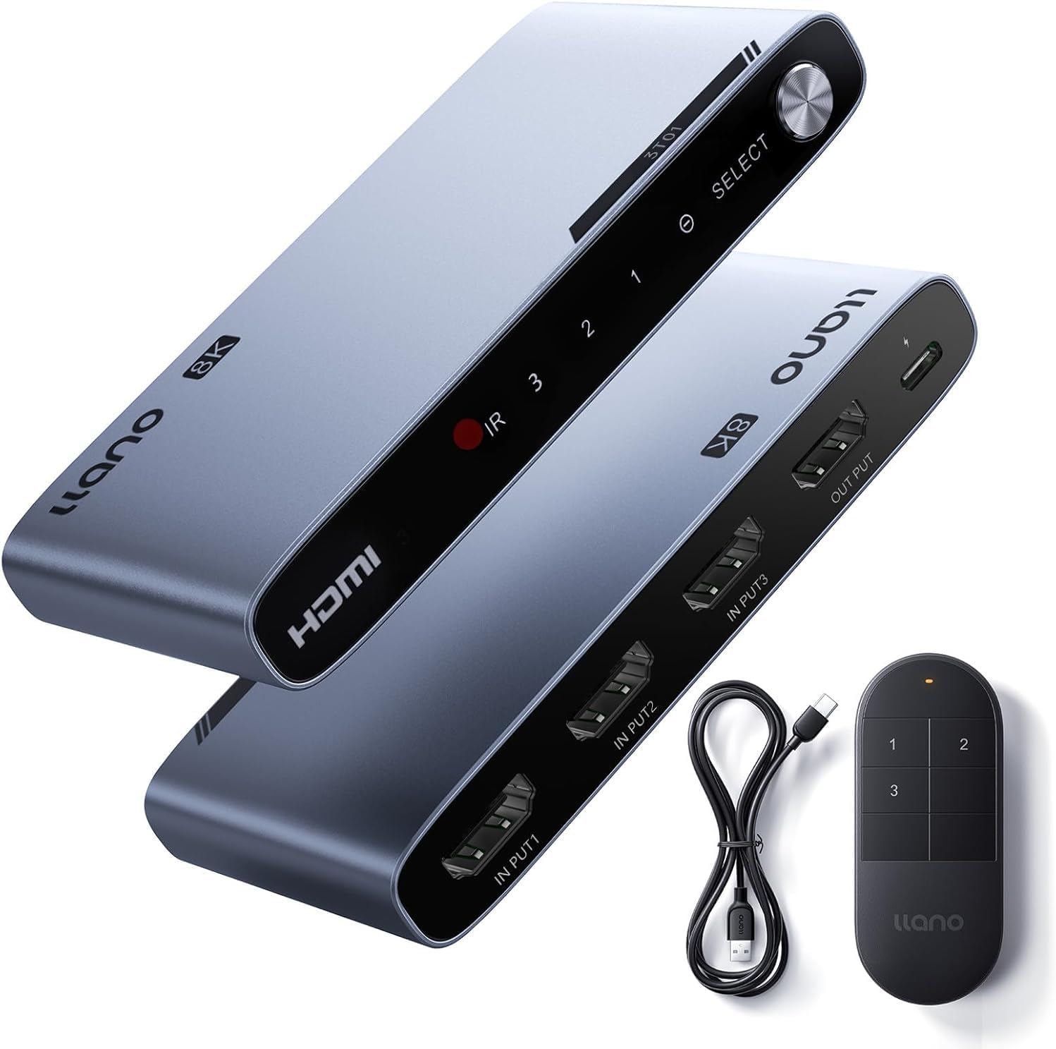 llano HDMI 2.1 Switch 3x1 8K@60Hz