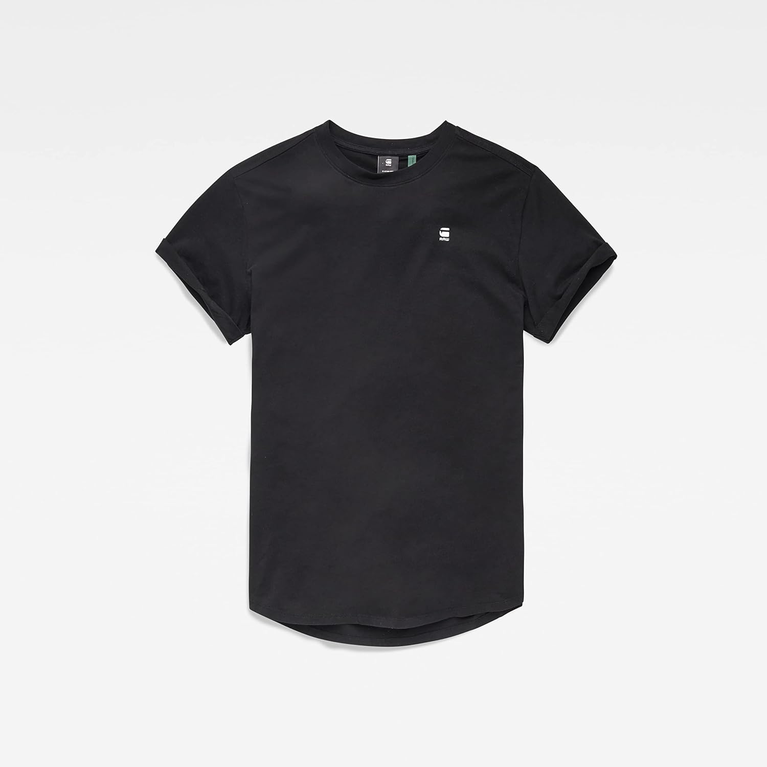 Detalle 2 de G-Star Herren Base-S T-Shirt – Rundhals, Ärmel kurz, Umschlagsaum