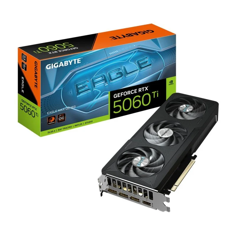 Detalle de Gigabyte RTX 5060 Ti 16GB tarjeta gráfica