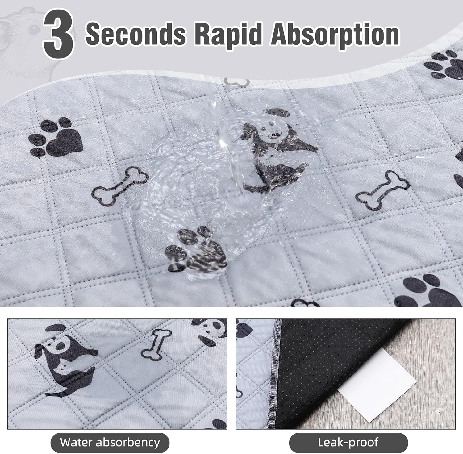 Thumbnail 2 de HOZKUY 2-Pack Guinea Pig Cage Liners & Bedding (28"x56")