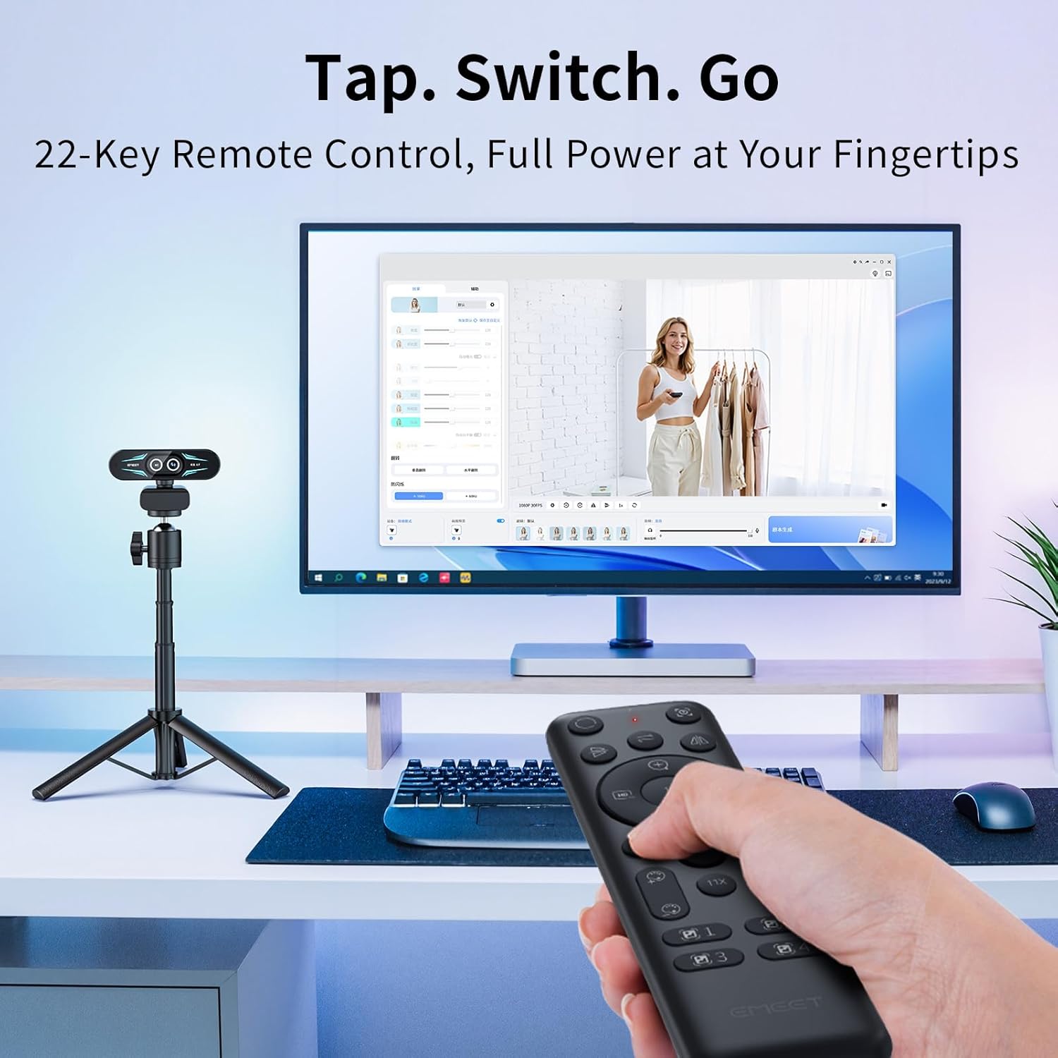 Thumbnail 5 de EMEET C60E Dual-Camera 4K Webcam for Streaming