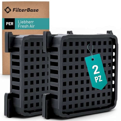 FilterBase Fresh Air Filtro per frigorifero Liebherr – 2 pezzi, carbone attivo, compatibile con 9096989, 9882460/988246000 e 7440021-00