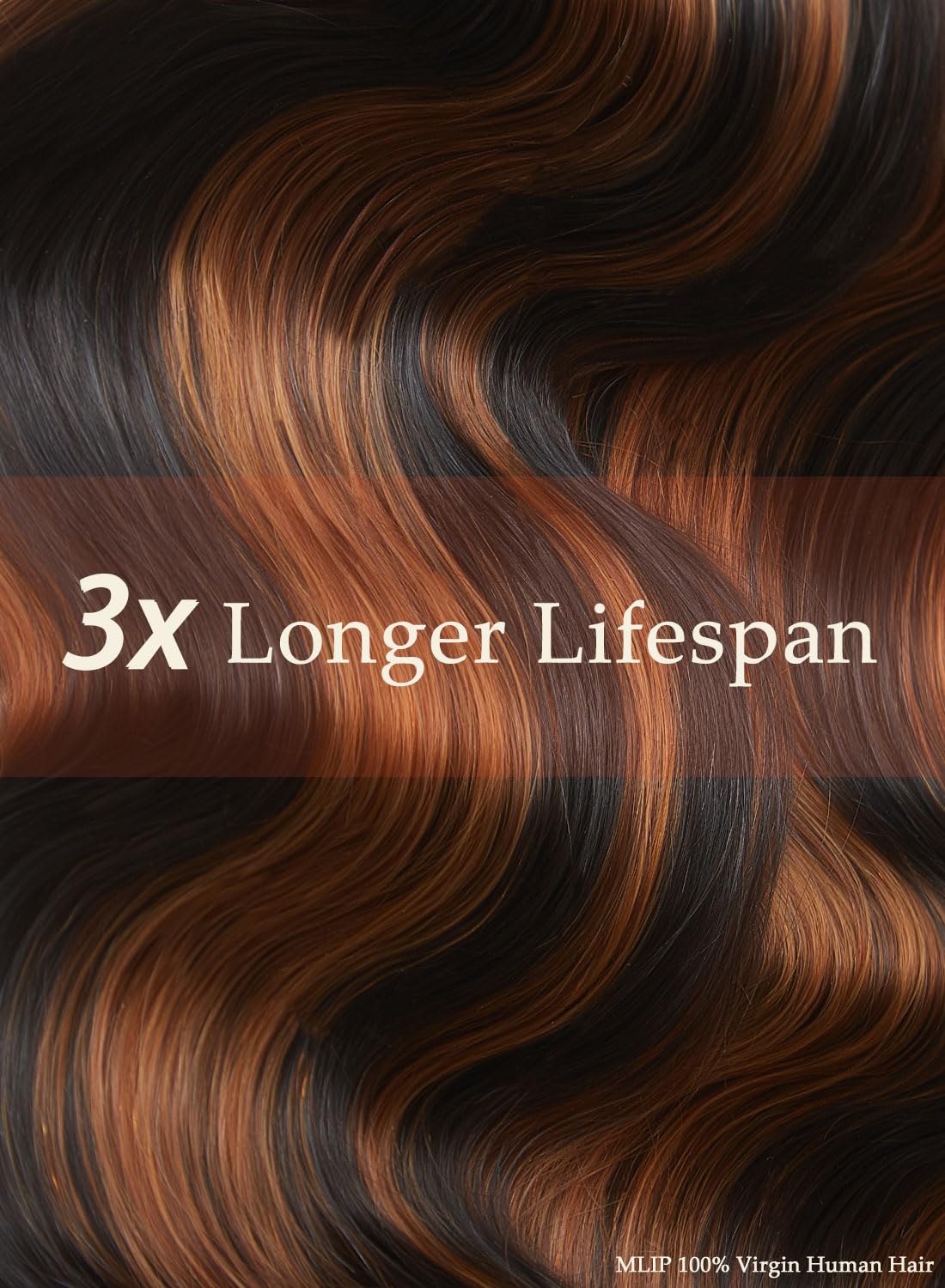 Thumbnail 3 de MLIP Raw Indian Human Hair Body Wave (3 Bundles) — 100% Unprocessed, Near-Zero Tangle & Shedding, 24–28 in
