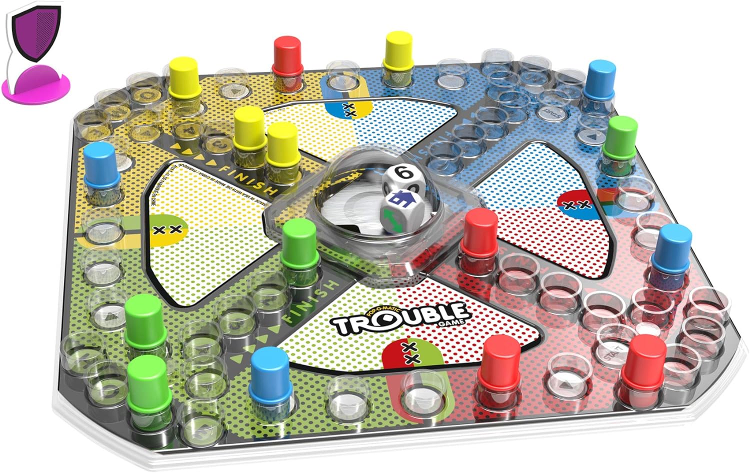 Thumbnail 1 de Hasbro Gaming Trouble Board Game 2-4 Players