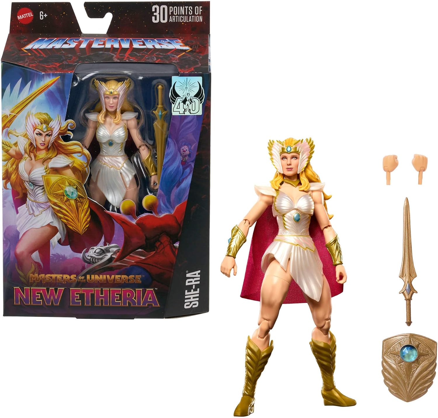 Detalle de MOTU She‑Ra Actionfigur 18 cm