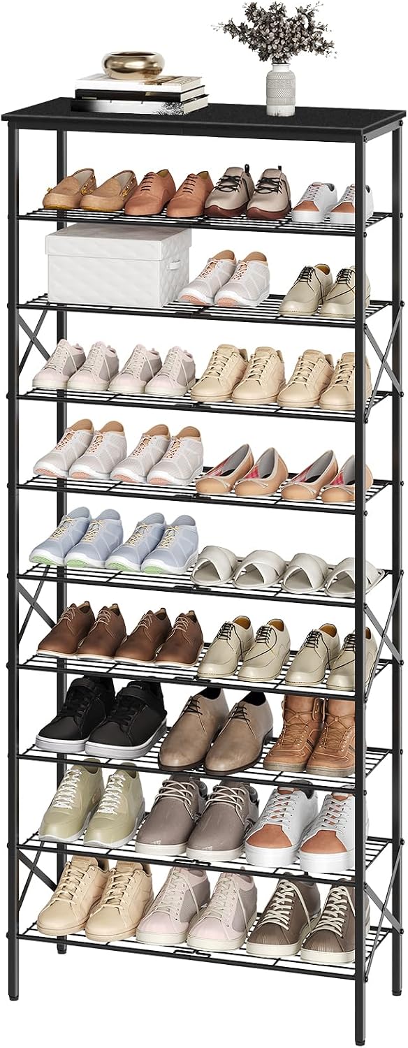 Thumbnail 5 de YATINEY 10 Tier Shoe Rack: Large-Capacity, Stable Organizer for Entryways and More
