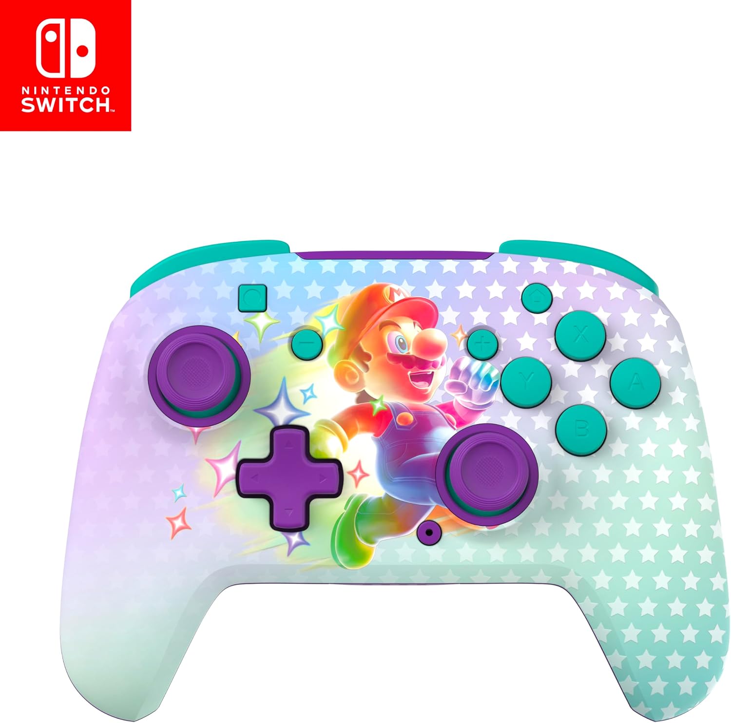 Detalle de Turtle Beach Rematch Wireless Controller (Invincible Mario) – Nintendo licensed for Switch