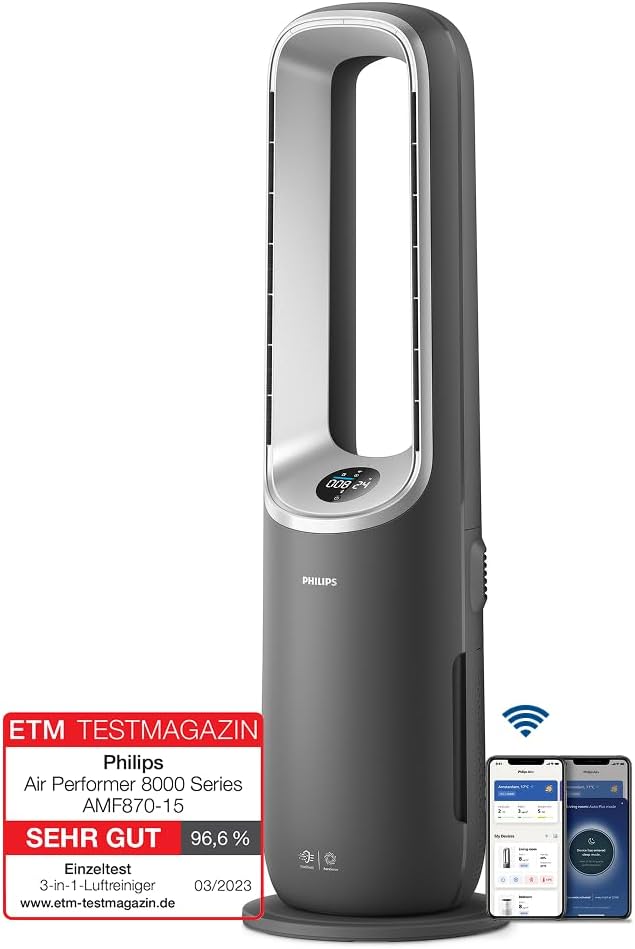 Detalle 2 de Philips Air Performer AMF870/15 Luftreiniger 70 m² 🌬