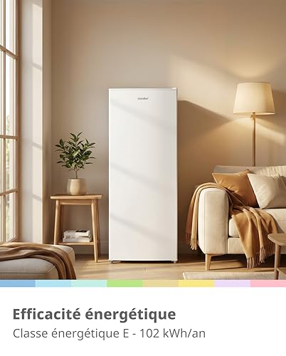 Detalle 2 de COMFEE' 230L Réfrigérateur 1 Porte – Frigo Compact Blanc, sans congélateur