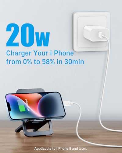 Thumbnail 1 de CXX 10FT iPhone 14/13/12 Charger 20W Fast Charging (MFi Certified)