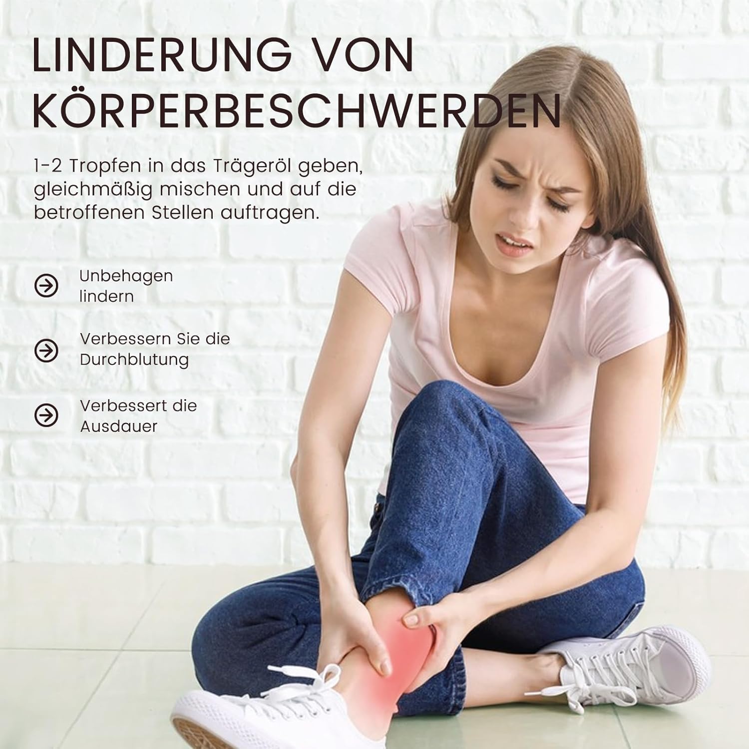 Detalle de Pfefferminzöl 100ML von MUNUSNA – reines ätherisches Öl für Diffuser, Sauna und Wellness