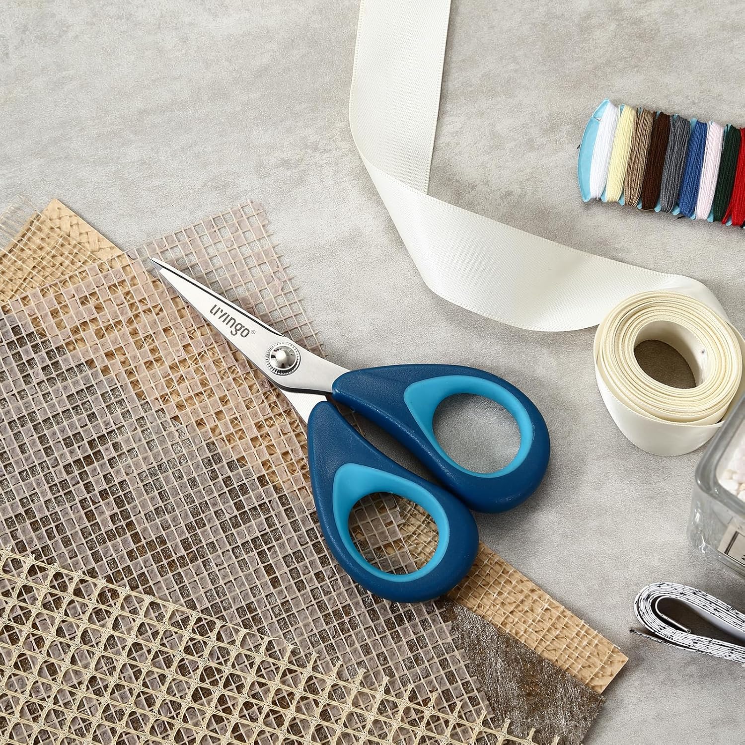 Thumbnail 5 de LIVINGO Sewing Scissors Set, 9.5-Inch Shears