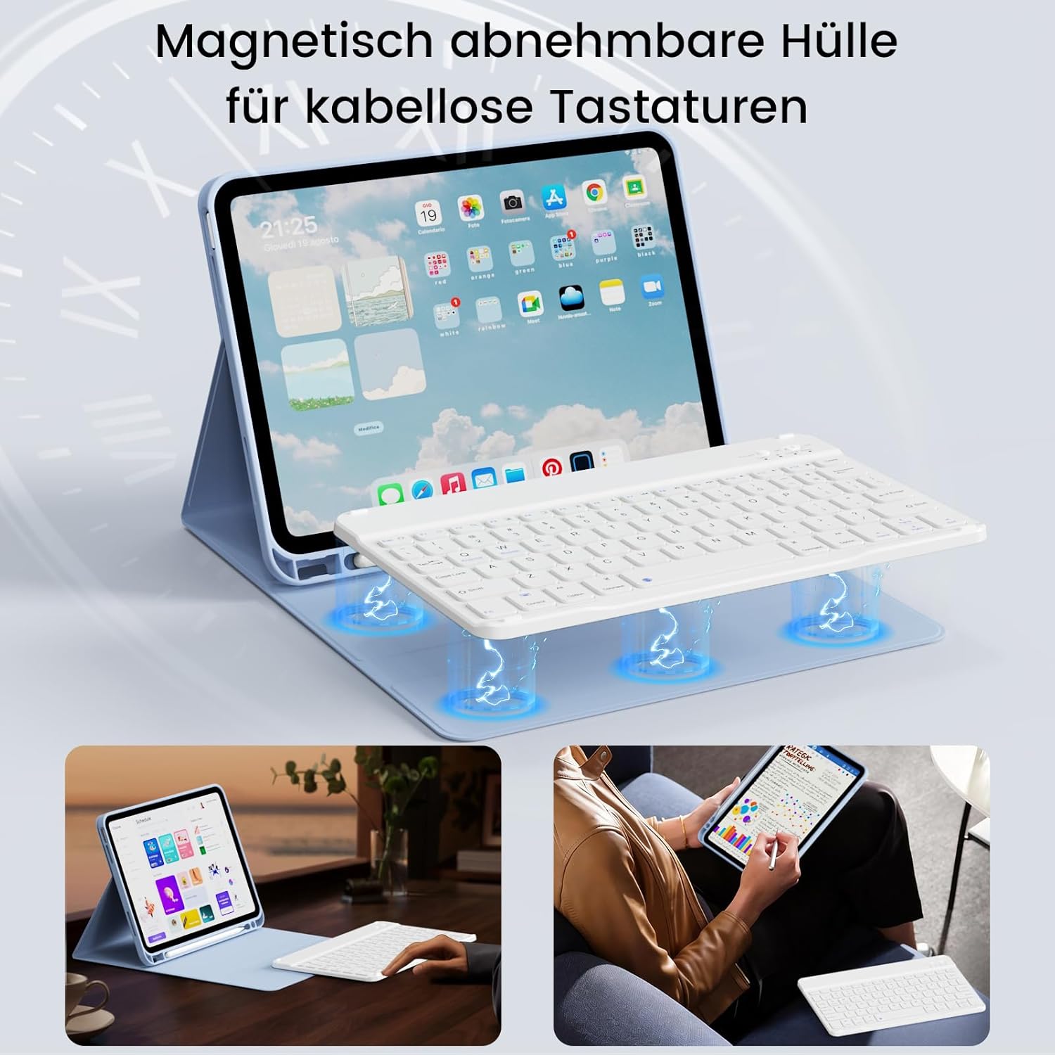 Thumbnail 4 de GKABXY Hülle mit Tastatur iPad A16 11 Zoll