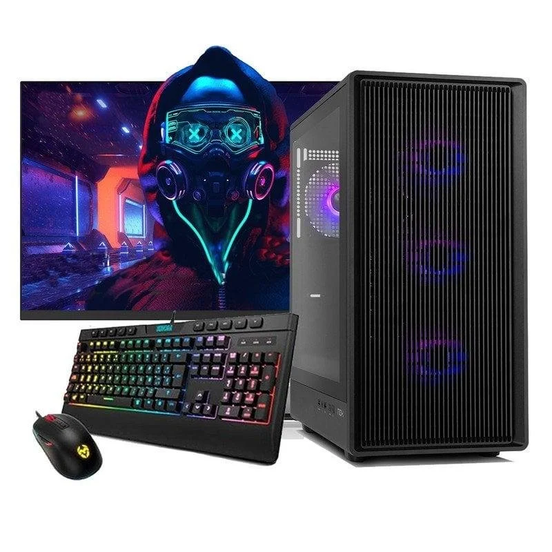 Detalle de Neo-PC i5-12400F 32GB/1TB SSD RTX 5050 con Monitor 27" y Wi‑Fi: potencia para juego y creación