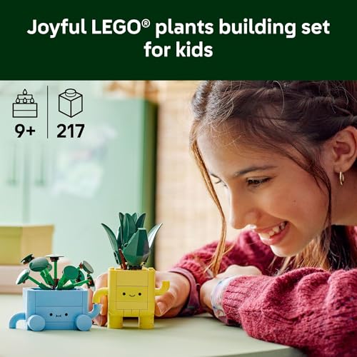 Detalle de LEGO Botanicals Happy Plants Building Toy (10349): Creative Indoor Garden for Kids 9+