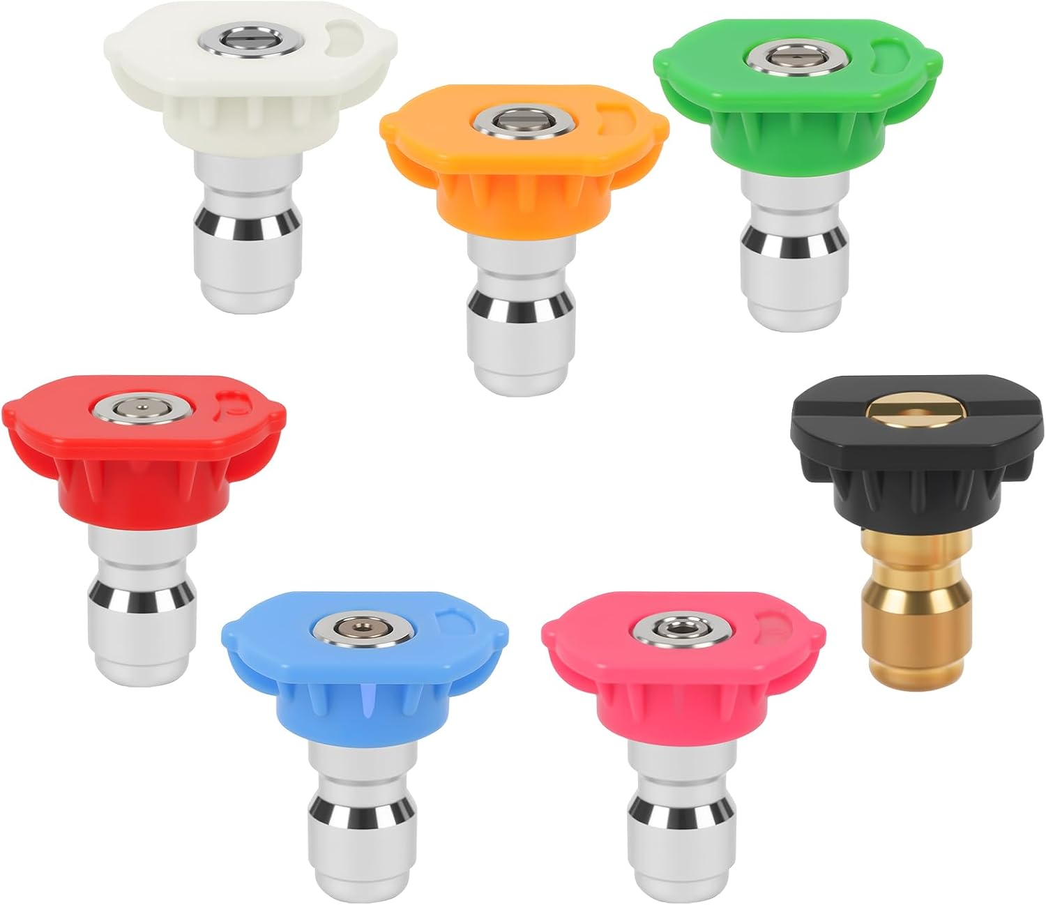 Thumbnail 6 de vsshe Set Ugelli Spruzzatori Idropulitrice 7pz – Ugelli a Pressione in Acciaio Inox per ESTERNI, Installazione 1/4