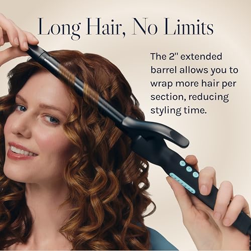 Detalle 2 de Bio Ionic Long Barrel Curling Iron with NanoIonic MX 🎀