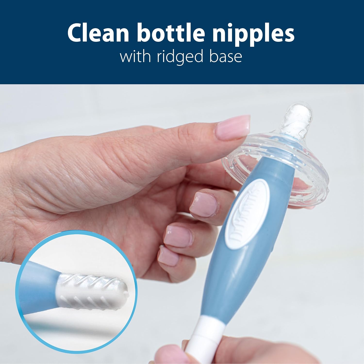 Thumbnail 2 de Dr. Brown's Reusable Sponge Bottle Brush 3-Pack