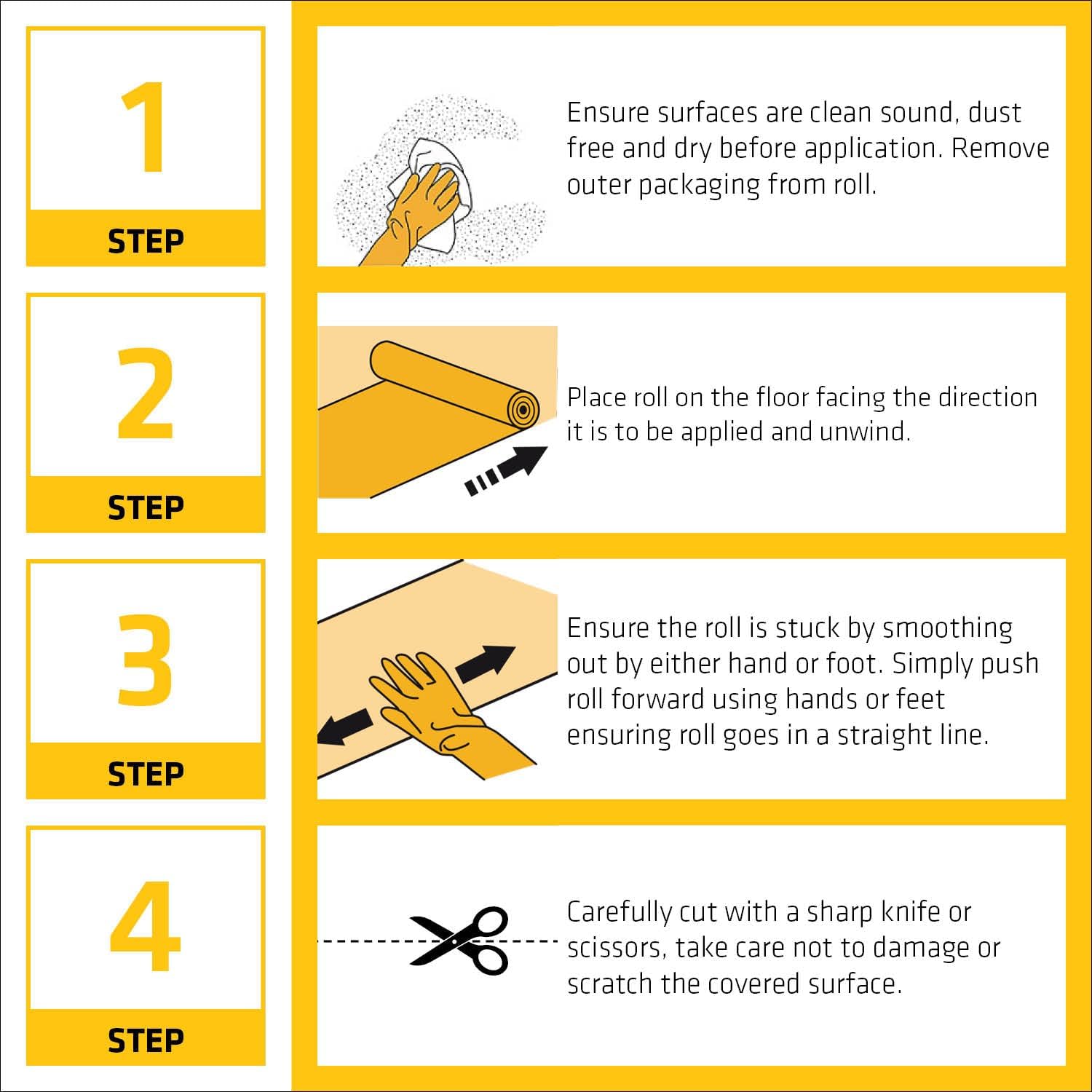 Thumbnail 3 de Everbuild ROLL75 Roll and Stroll Premium Carpet Protector – 600mm x 75m