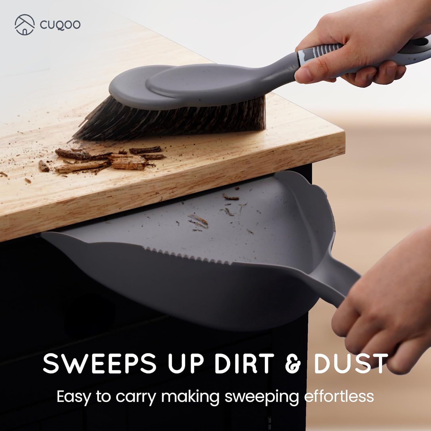 Thumbnail 1 de CUQOO Dustpan and Brush Set Compact