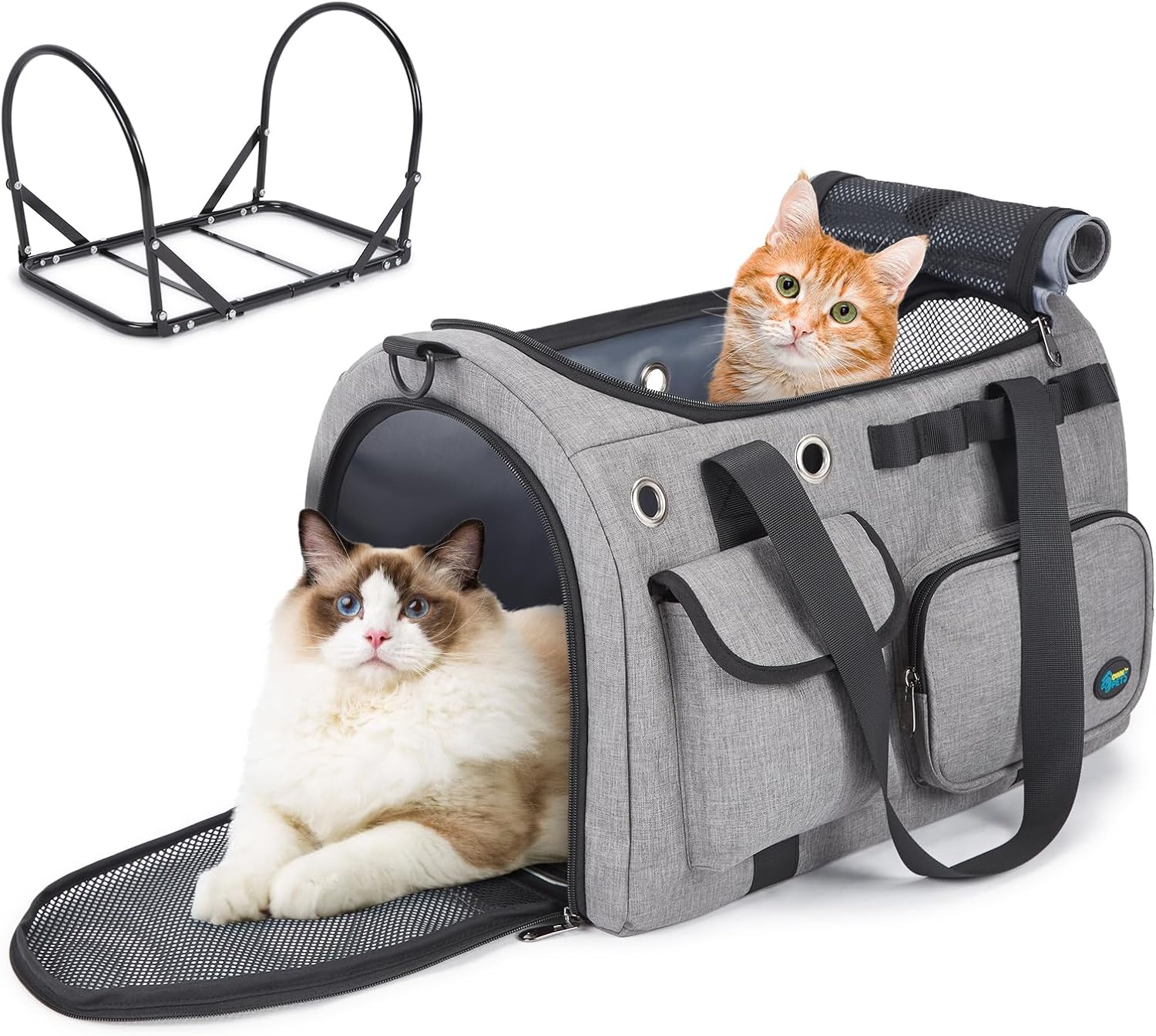 Ownpets Transportbox Katze faltbar 45×30×31 cm 🐱