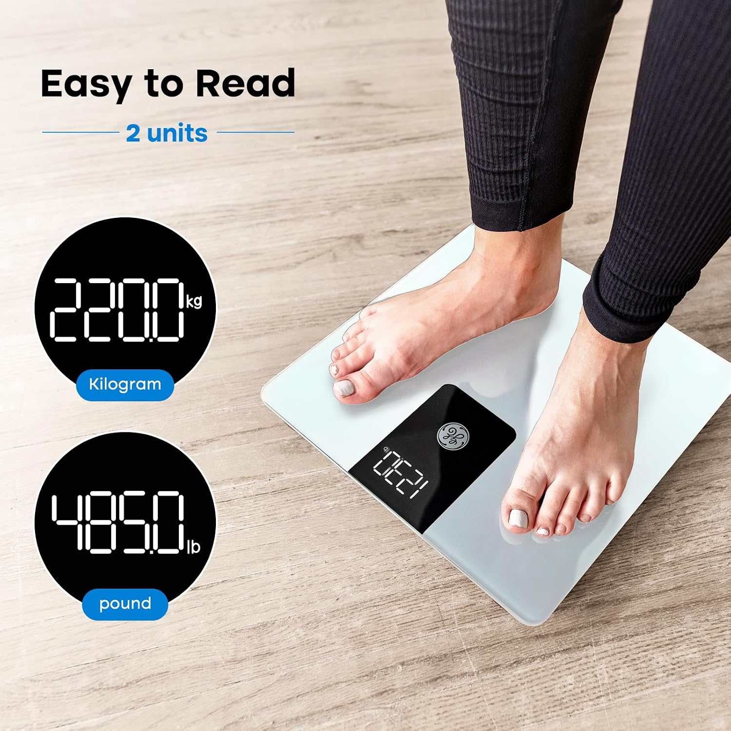 Detalle de GE Digital Bathroom Scale, 500 lb Capacity