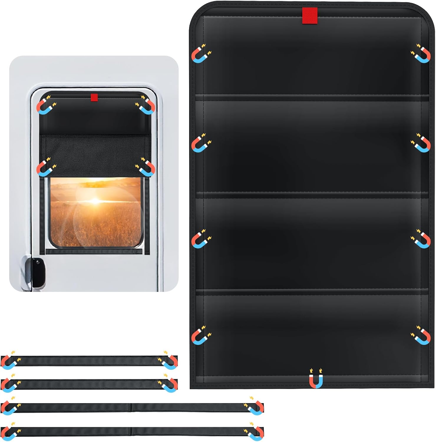 Thumbnail 6 de funomo RV Door Window Shade 25x16