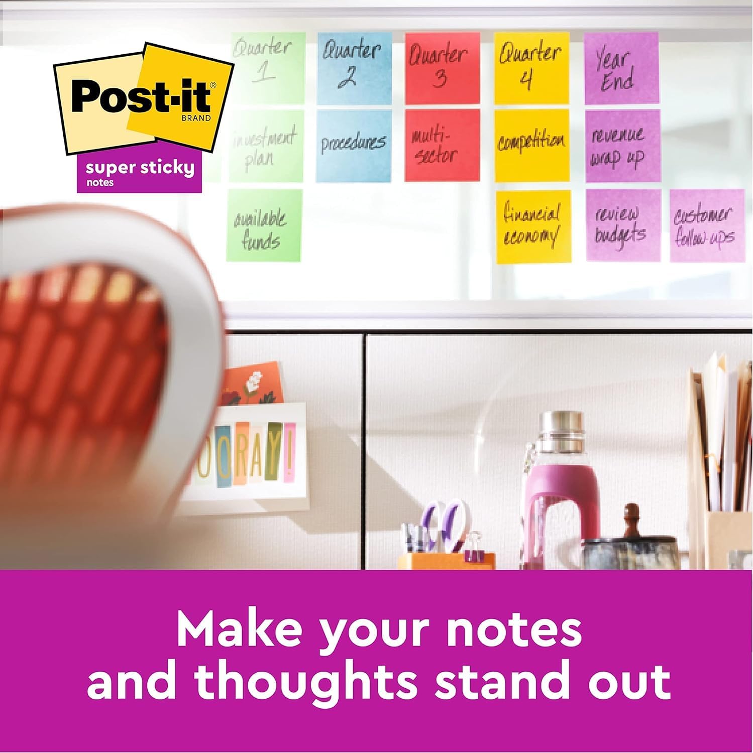 Thumbnail 6 de Post-it Super Sticky Notes 2160 Sheets – Value Pack (24 Pads) 76 mm x 76 mm