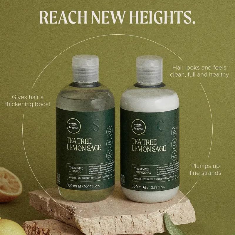 Detalle 2 de 0009531115849 Tea Tree Lemon Sage Thickening Shampoo for Fine Hair
