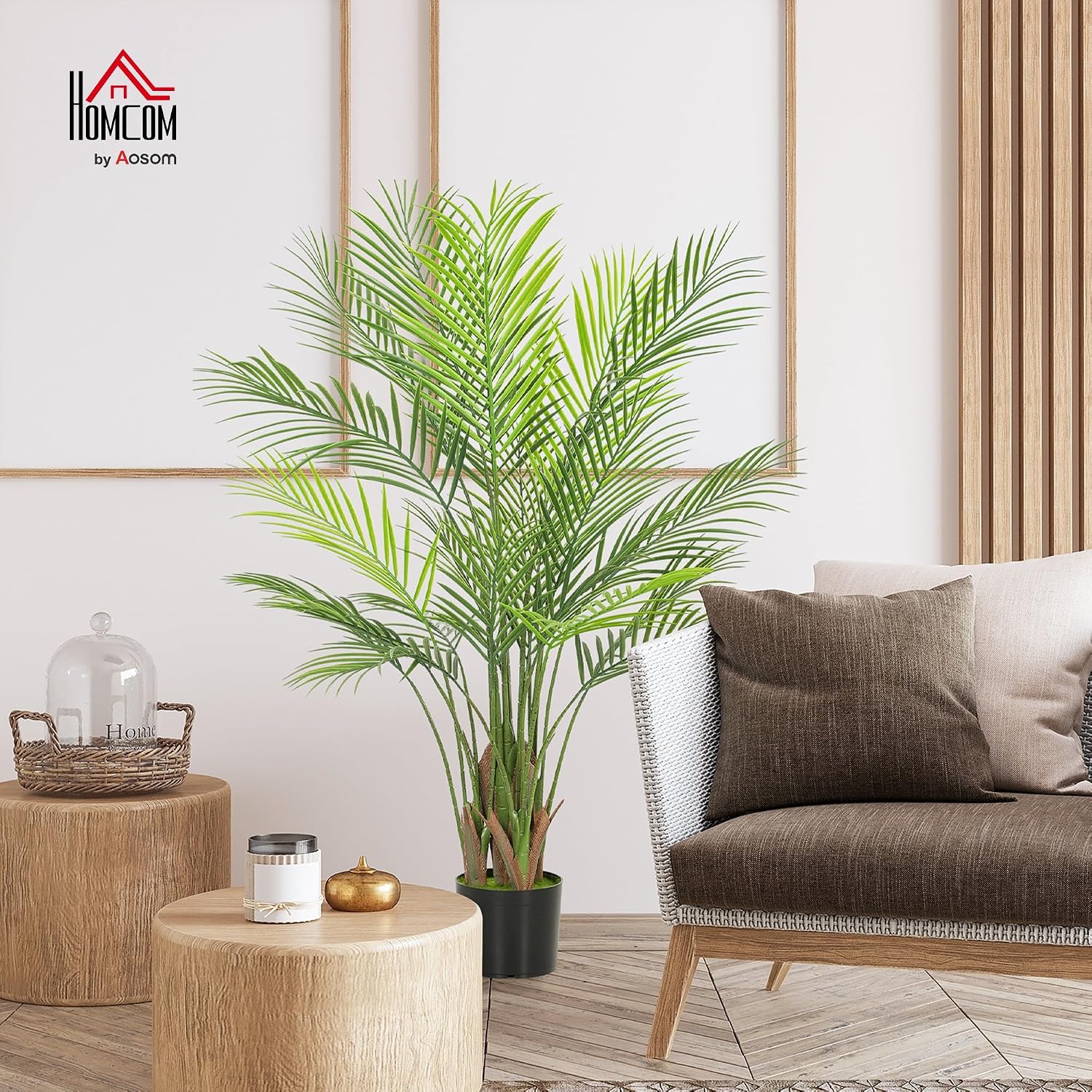 Detalle 2 de HOMCOM Palmier artificiel 120 cm