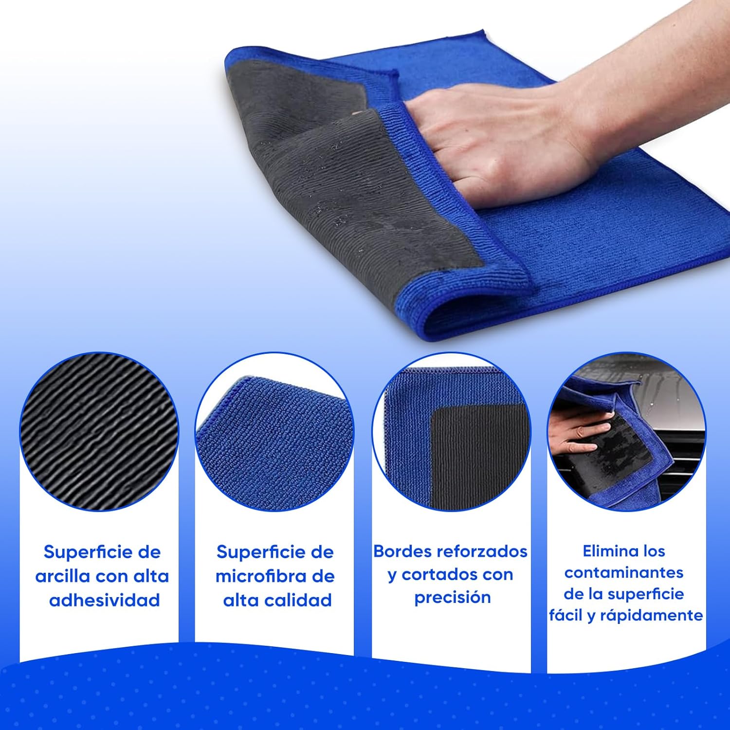 Thumbnail 3 de cenozo Clay Bar 30x30cm 2Pcs para coche