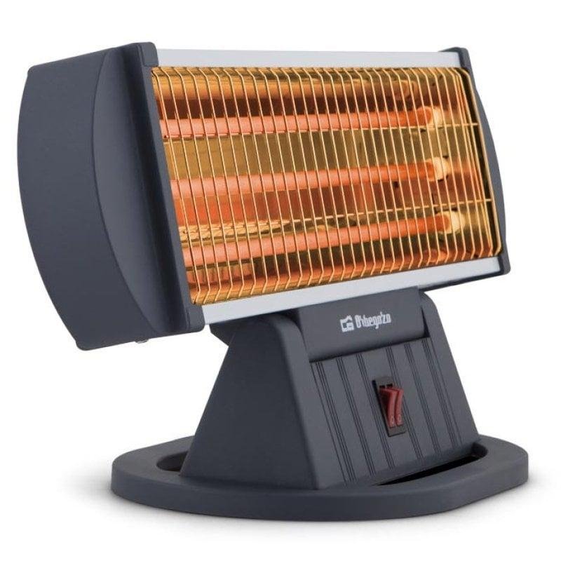 Detalle 2 de Orbegozo BP 0204 radiador de cuarzo de 1.200 W con 3 niveles de potencia y seguridad antivuelco