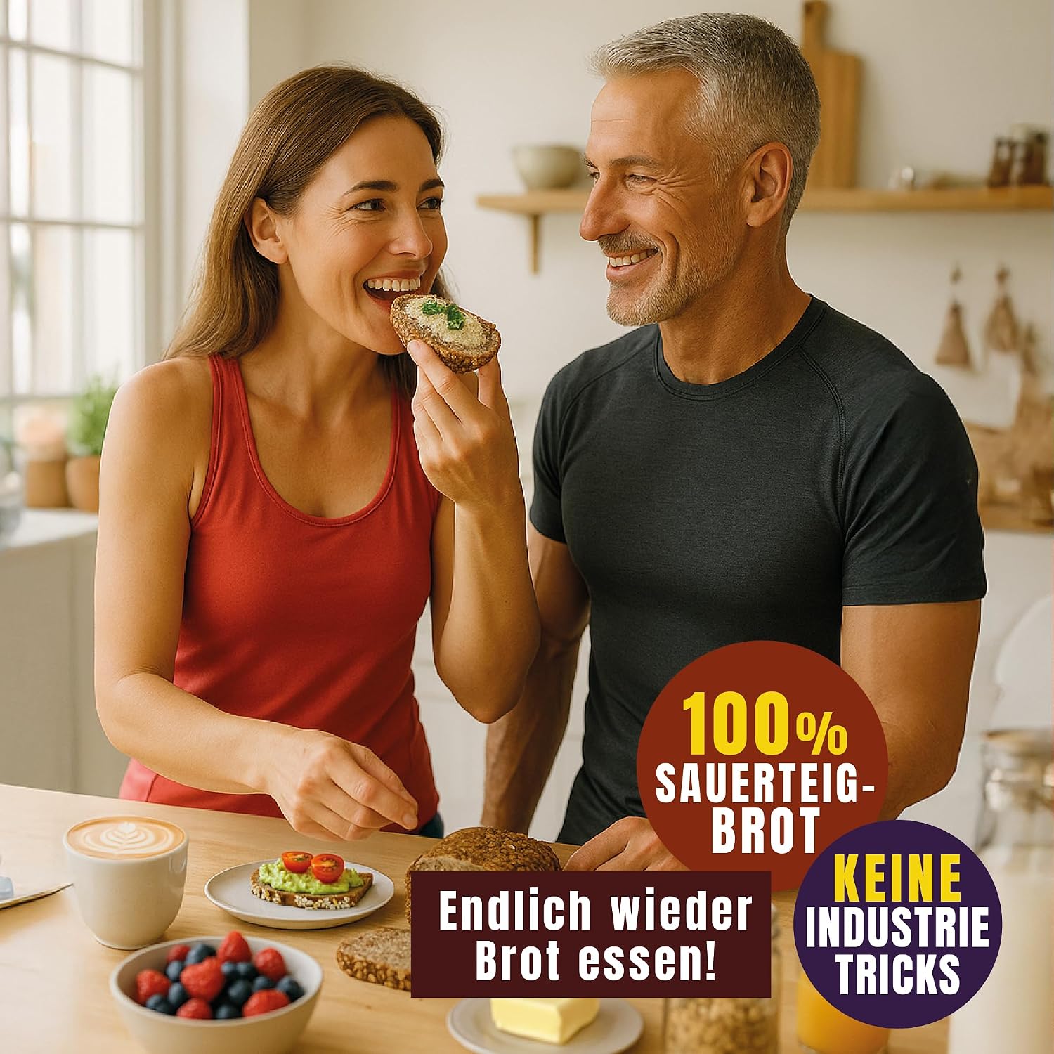Detalle de Marcel’s Brotbackmischung Dinkel Urkraft (1.200 g) – 100% Sauerteigbrot ohne Weizenmehl, vegan