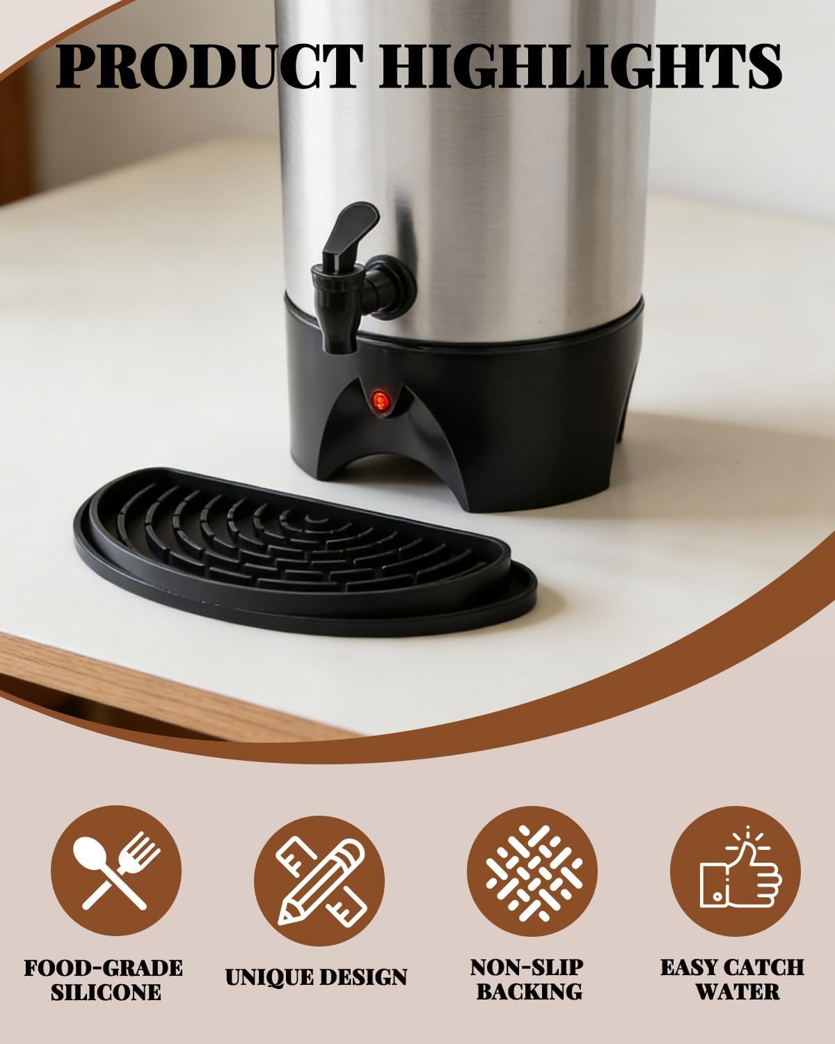 Detalle de PROKITCHEN Silicone Drip Tray