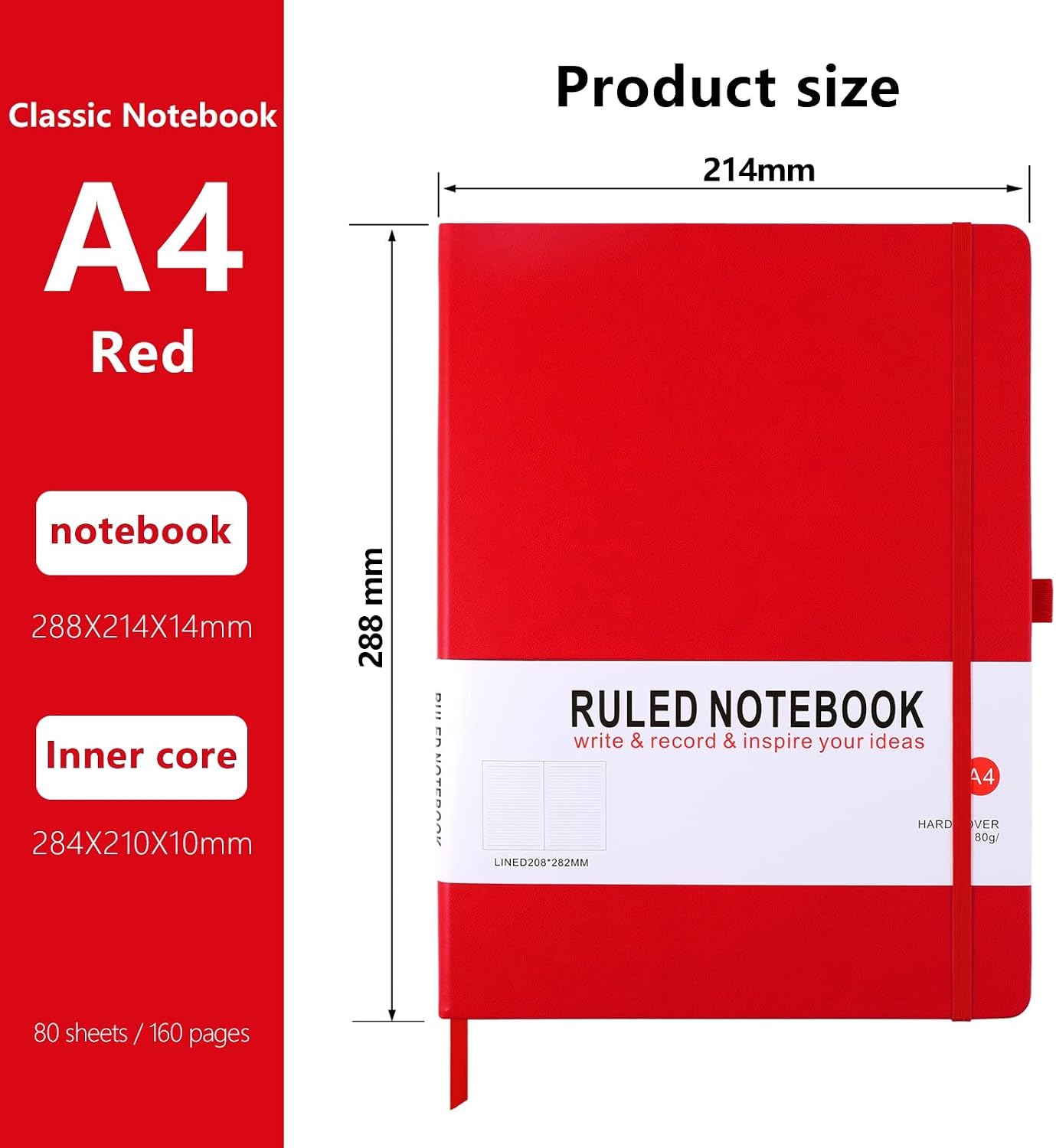 Thumbnail 1 de HIJYOO A4 Notebook Review: A Durable Hardcover A4 Journal with Practical Details