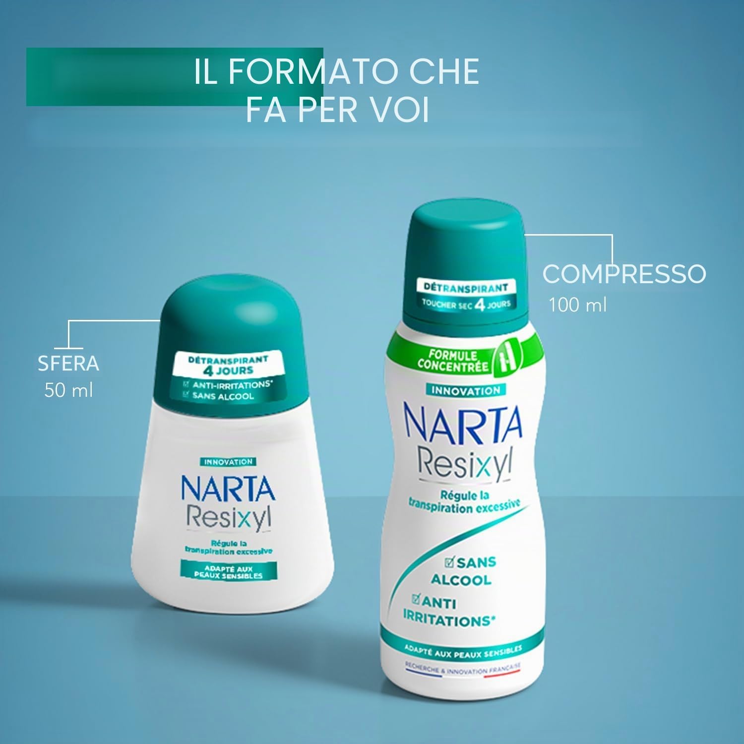 Thumbnail 4 de NARTA Resixyl Deodorante a sfera da donna – Distraspirante 4 giorni, 0% alcool, pelle sensibile