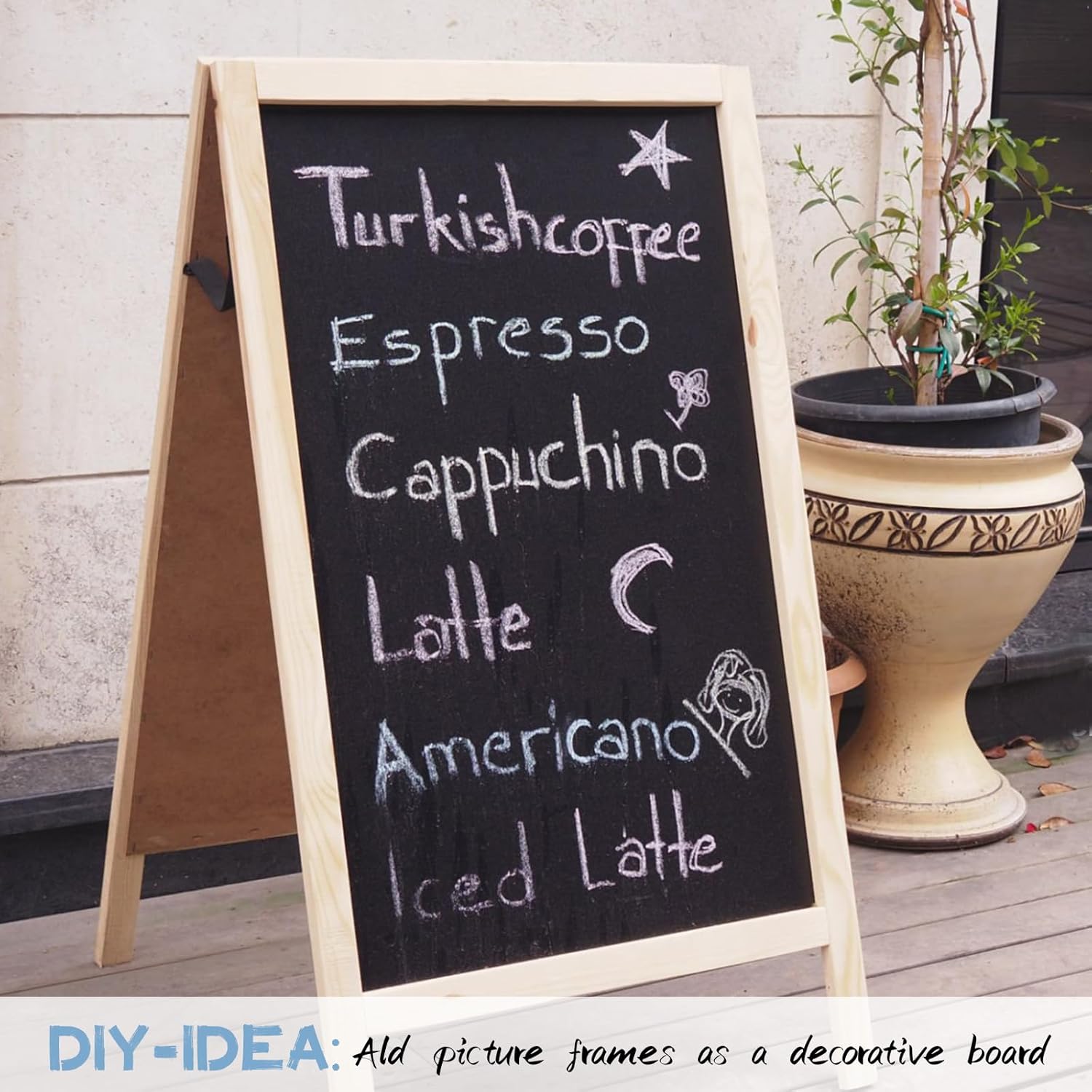 Detalle de BESTOOL Blackboard Chalk Board Wall Sticker Wrapping Paper 43cm x 300cm
