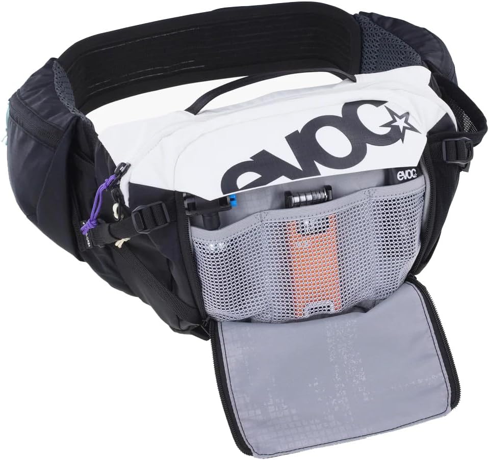 Detalle de EVOC Hip Pack Pro 3 — Sac banane ventral 3 L pour trail et vélo avec système Air Flow Contact